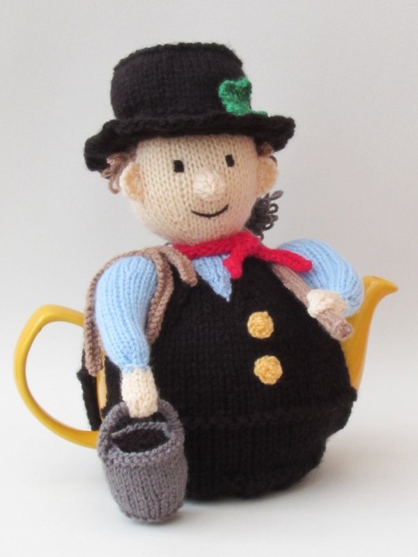 TeaCosyFolk's Lucky Chimney Sweep Tea Cosy Knitting Pattern - Image 11