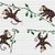 cross stitch pattern monkeys - a small animal motif for the children's room