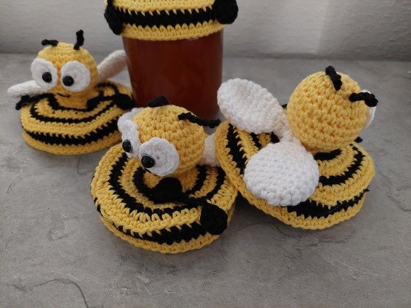 DIY Häkelanleitung Honigbiene