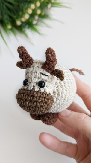 Cow crochet pattern, amigurumi cow easy crochet pattern