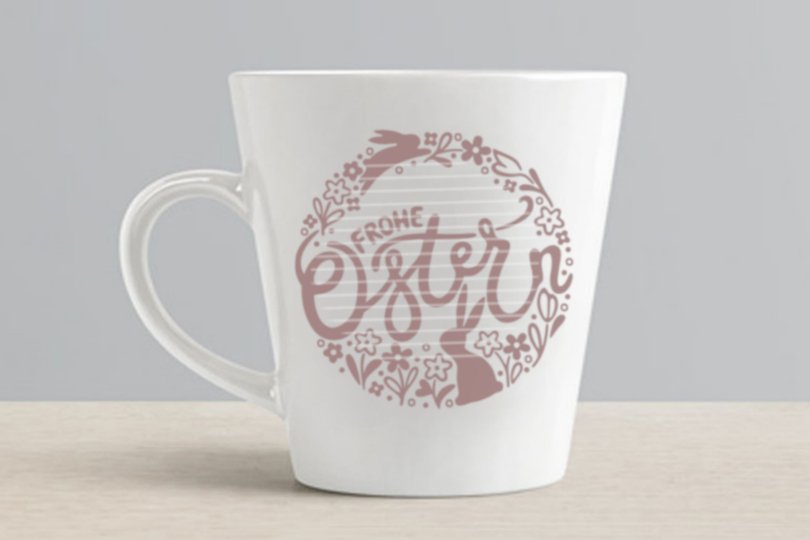 Frohe Ostern Plotterdatei SVG DXF