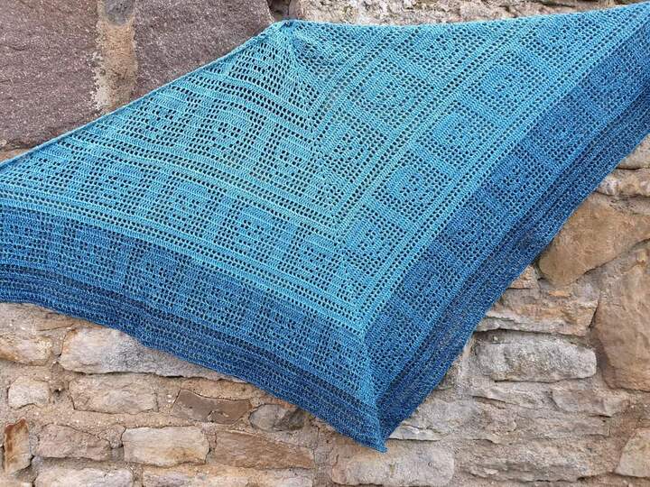 Häkelanleitung Tuch Rory