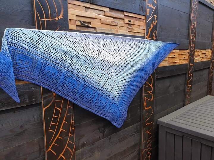 Häkelanleitung Tuch Rory