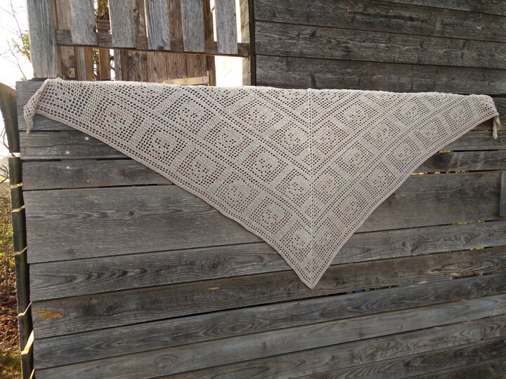 Häkelanleitung Tuch Rory