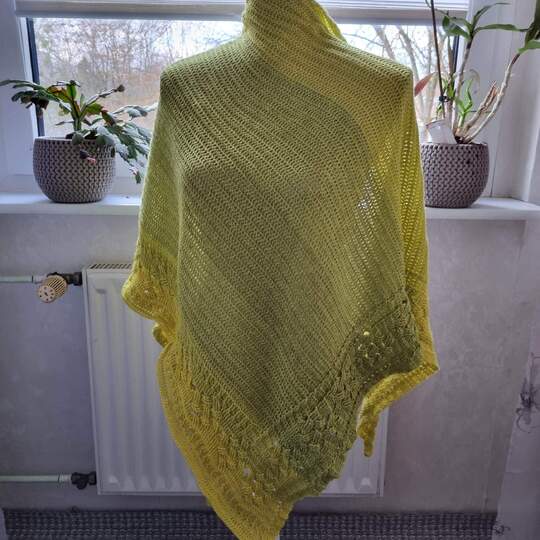 Celtic Corner - trendiges Häkeltuch mit traditionellem keltischem Flair