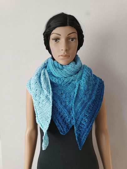 Celtic Corner - trendiges Häkeltuch mit traditionellem keltischem Flair