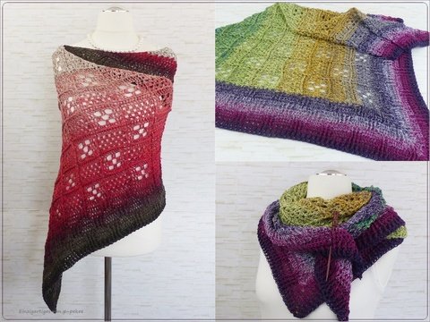 Quadrixx Häkelanleitung für ein klassisches Dreickstuch oder Schultertuch