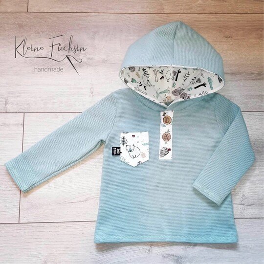 Shirt "LASSE" Mini (50-104 je 3 Weiten) - Schnittmuster und Anleitung