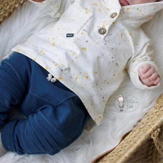 Shirt "LASSE" Mini (50-104 je 3 Weiten) - Schnittmuster und Anleitung