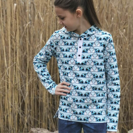Shirt "LASSE" Kids (110-164 je 3 Weiten) - Schnittmuster und Anleitung