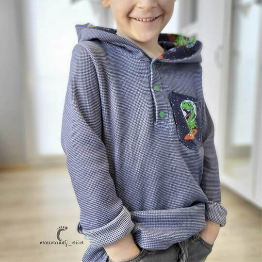 Shirt "LASSE" Kids (110-164 je 3 Weiten) - Schnittmuster und Anleitung