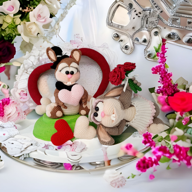 Häkelanleitung "Osterhochzeit" - Bild 2