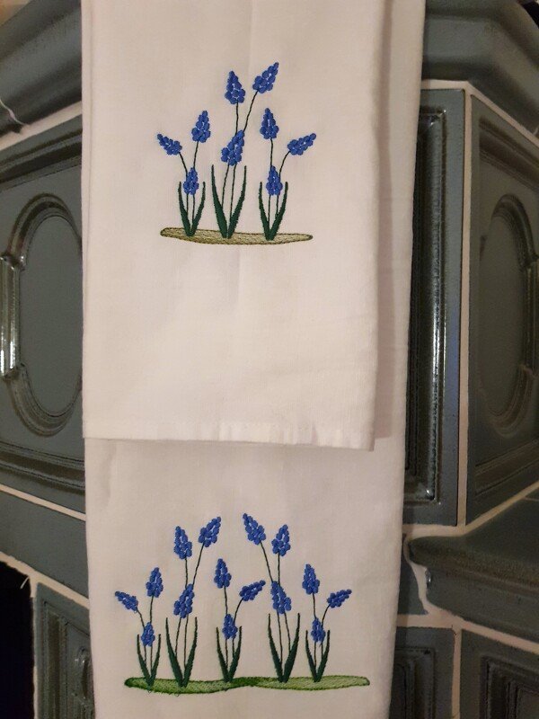 Stickdatei Traubenhyazinthen kleines SET - Bild 4