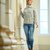 Pullover mit Zopfmuster und Rollkragen