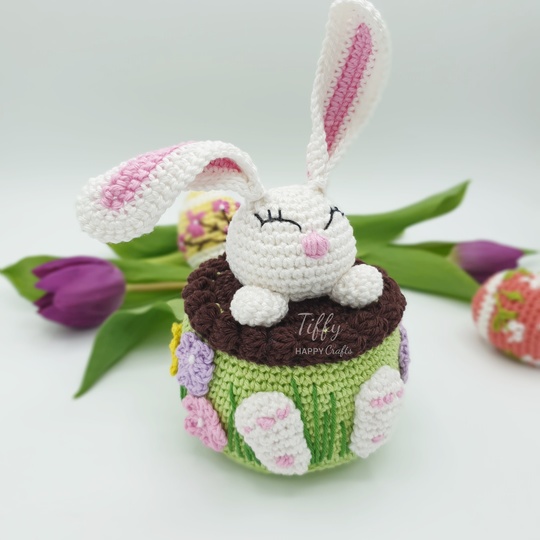 Bunny Cake | Amigurumi Easter Crochet Pattern PDF