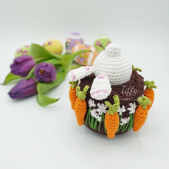 Bunny Butt Cake | Amigurumi Easter Crochet Pattern PDF