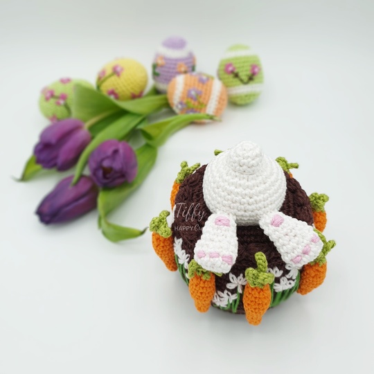 Bunny Butt Cake | Amigurumi Easter Crochet Pattern PDF