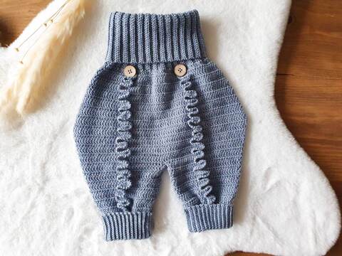 Häkelanleitung für Baby-Pumphose ,,Robin"