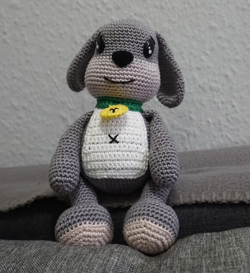 Crochet pattern: dog Tom