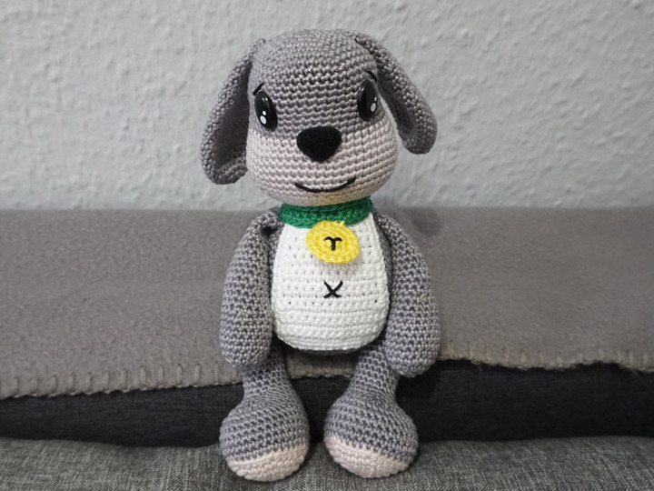 Häkelanleitung: Hund Tom