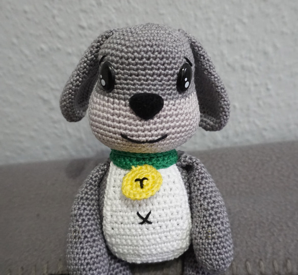 Häkelanleitung: Hund Tom