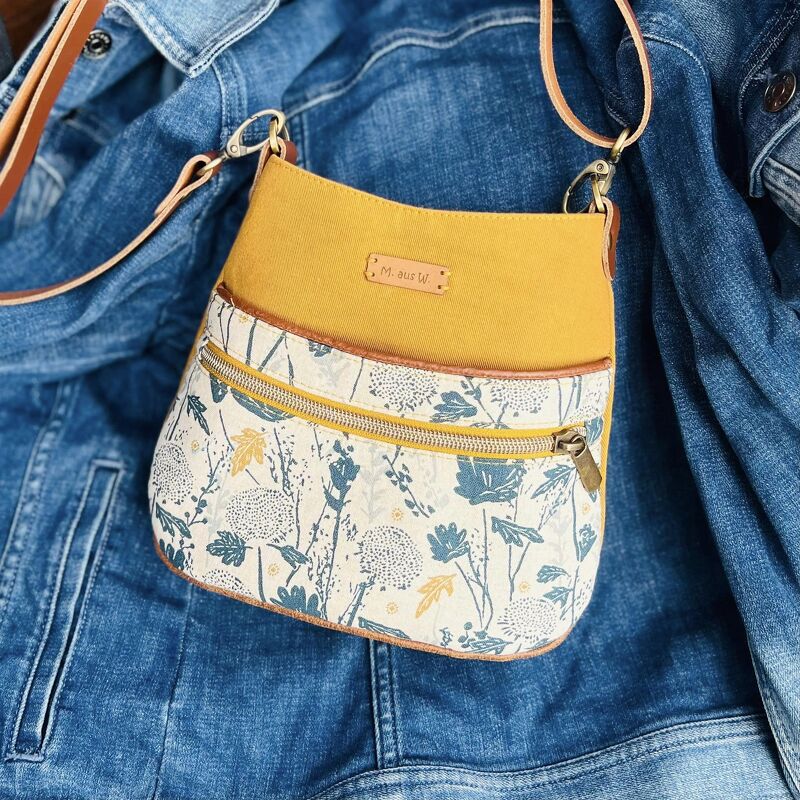 Tasche Vroni in 2 Grössen - PDF Schnittmuster Crossbody - Bild 14