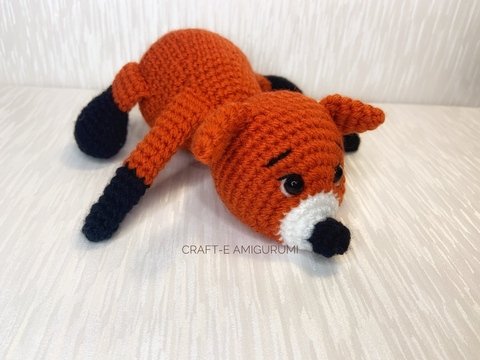 Amigurumi crochet fox pattern