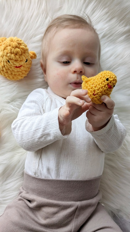 Crochet chick pattern, amigurumi chicken NO-SEW easy crochet pattern - Image 7