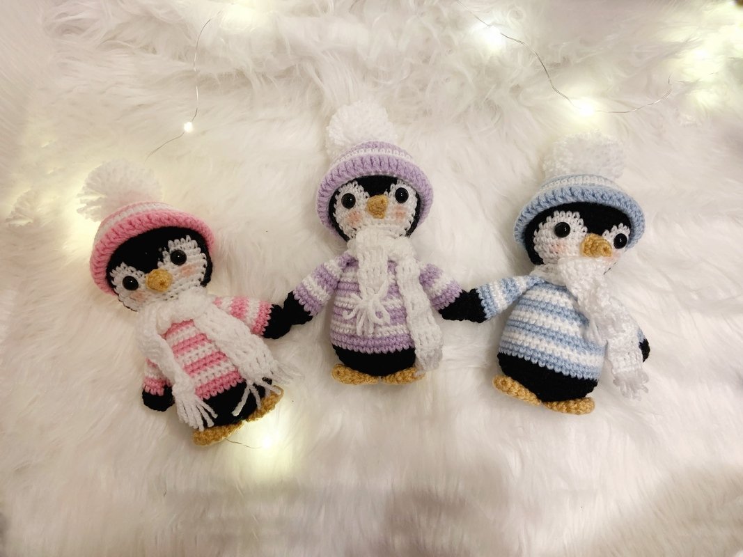 Amigurumi crochet penguin pattern