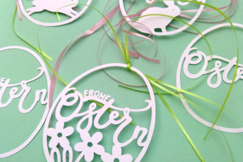 6 Ostereier Plotterdatei SVG DXF