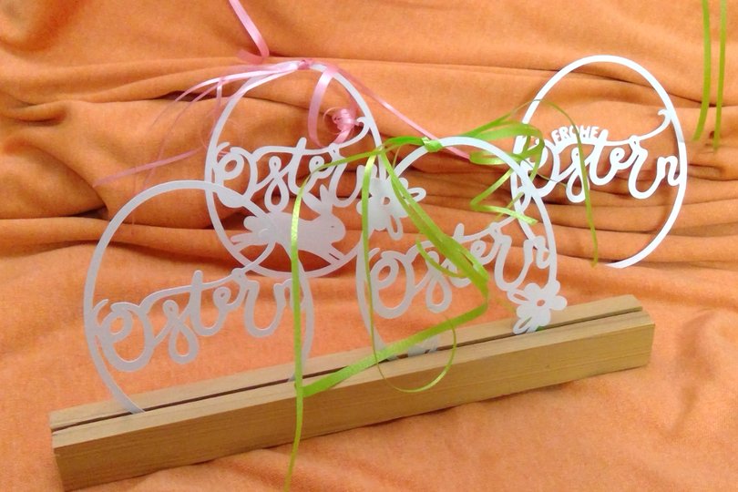 6 Ostereier Plotterdatei SVG DXF