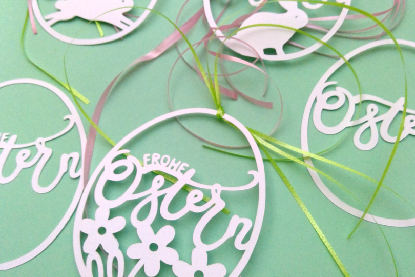 Ostereier Plotterdatei SVG DXF FCM