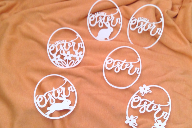 Ostereier Plotterdatei SVG DXF FCM