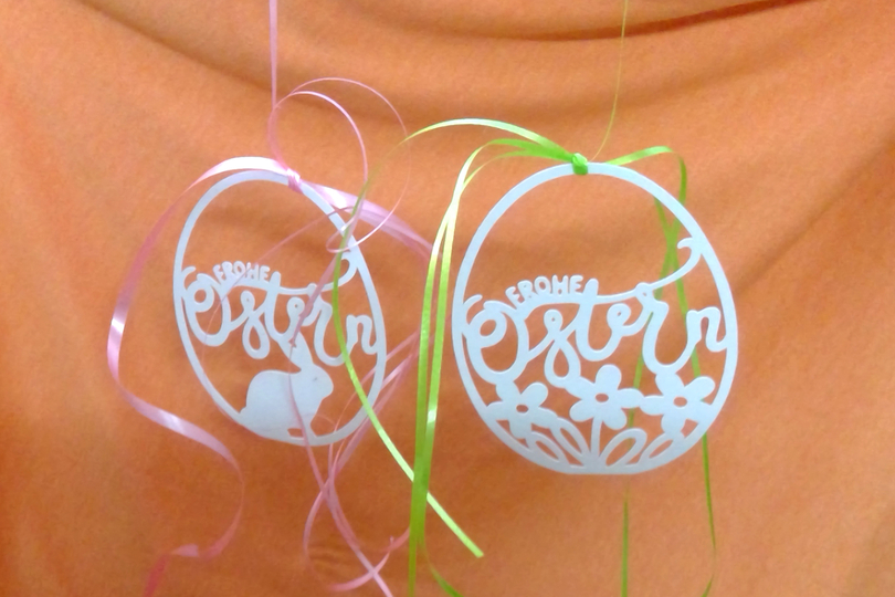 Ostereier Plotterdatei SVG DXF FCM