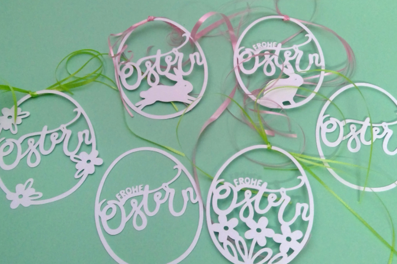 Ostereier Plotterdatei SVG DXF FCM