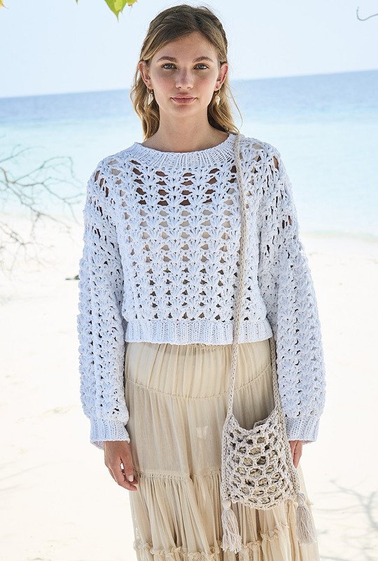 Häkelpulli und Umhängetasche - Bild 6