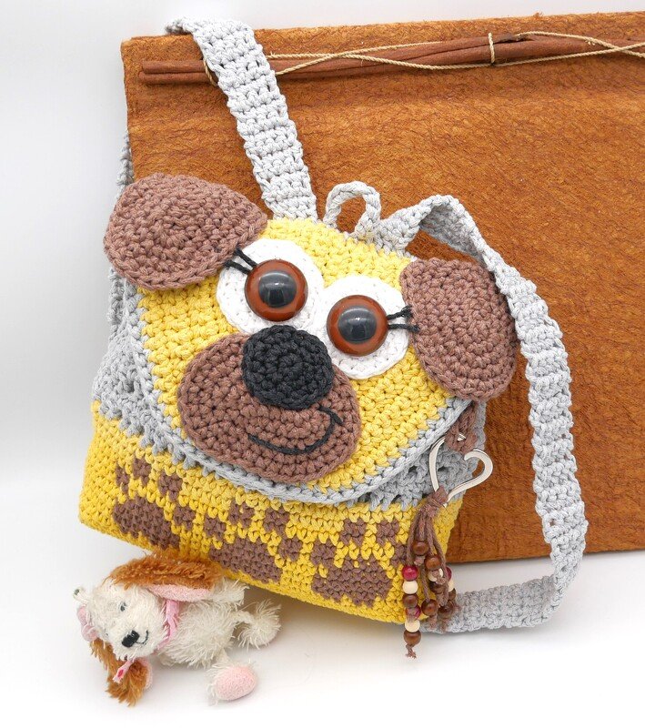 Häkelrucksack Hündchen - Bild 5