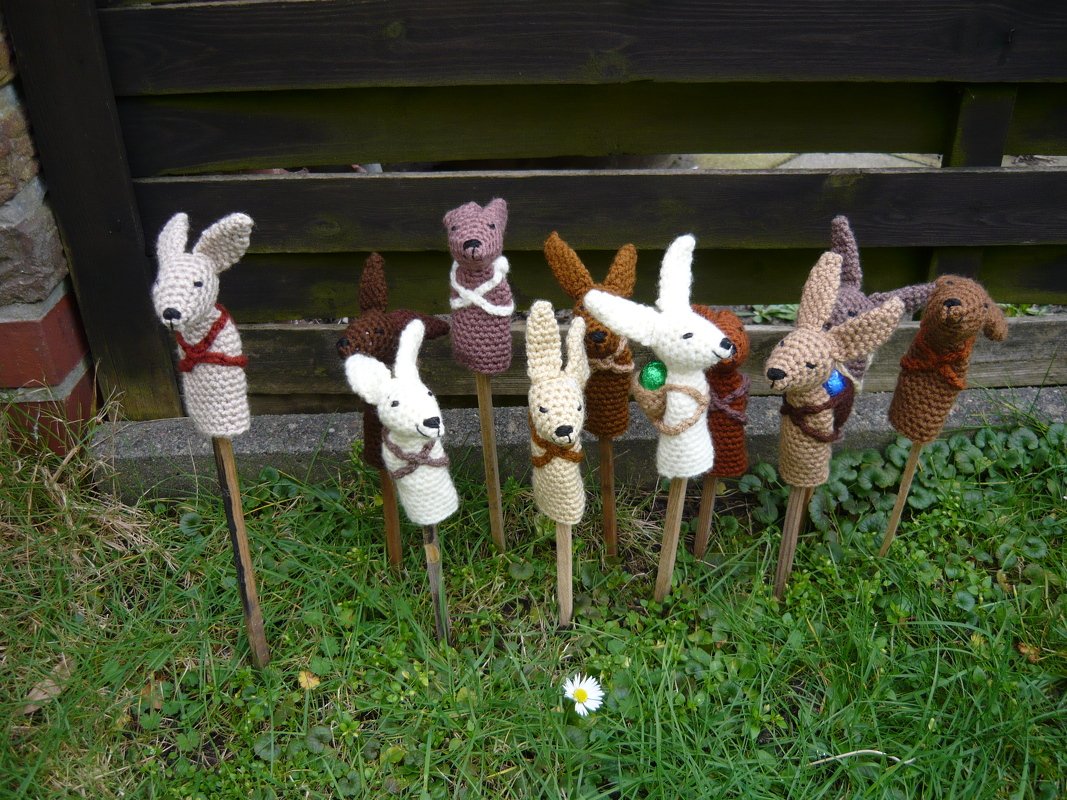 Häkelanleitung Fingerpuppe Hase - Bild 5
