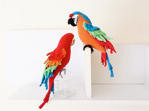 Macaw. Crochet pattern