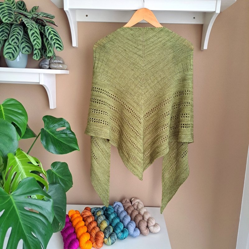 Arctus Shawl - Dreieckstuch Strickanleitung - Bild 3