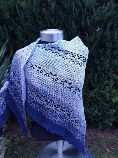 Häkelanleitung Tuch Florin