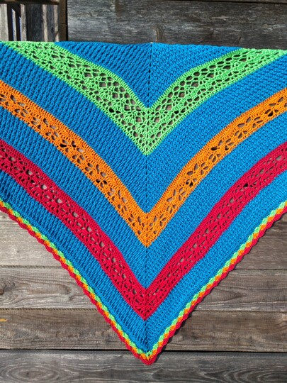 Häkelanleitung Tuch Florin