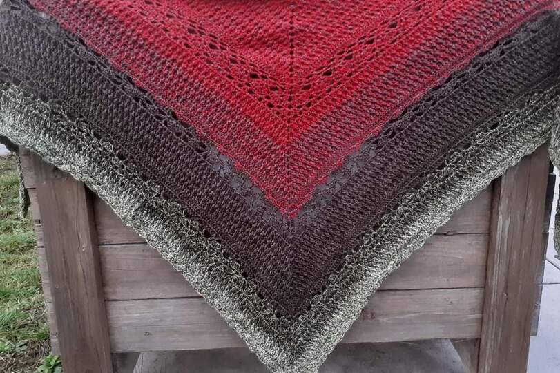 Häkelanleitung Tuch Florin