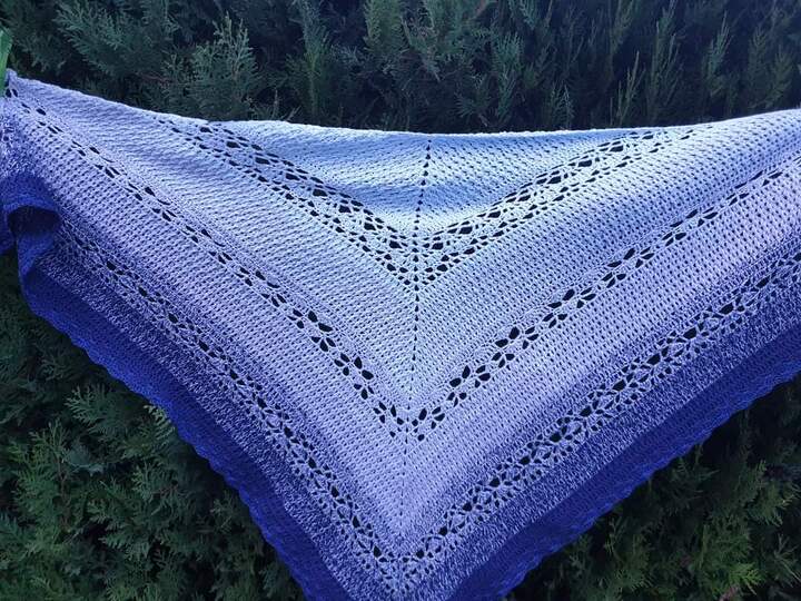 Häkelanleitung Tuch Florin