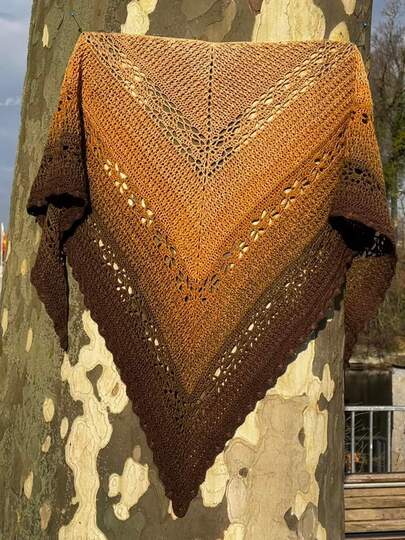 Häkelanleitung Tuch Florin