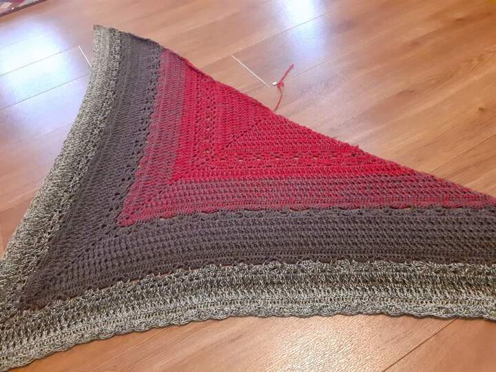 Häkelanleitung Tuch Florin