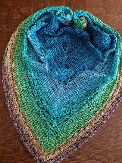 Häkelanleitung Tuch Florin