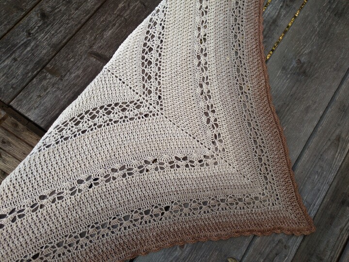 Häkelanleitung Tuch Florin