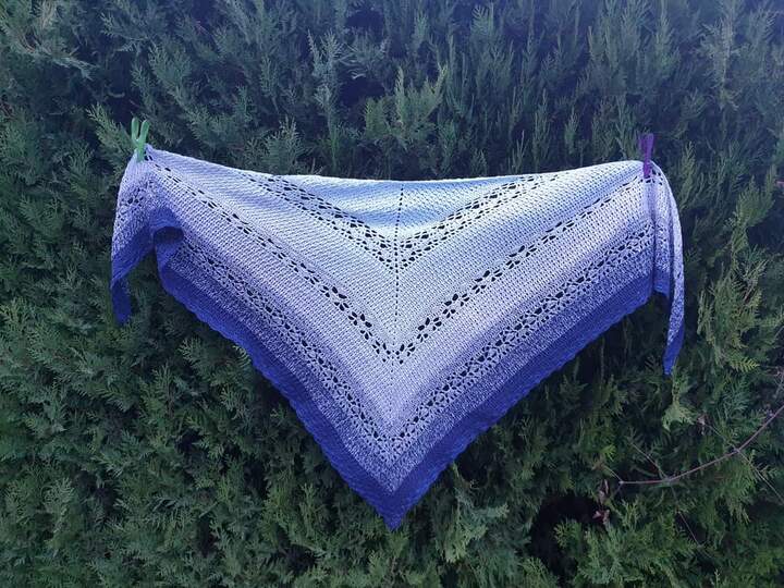 Häkelanleitung Tuch Florin