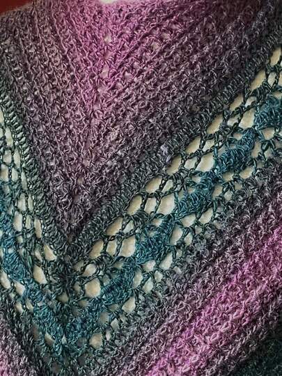 Häkelanleitung Tuch Florin